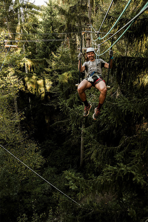 Activité à sensations fortes en Savoie, parc du diable